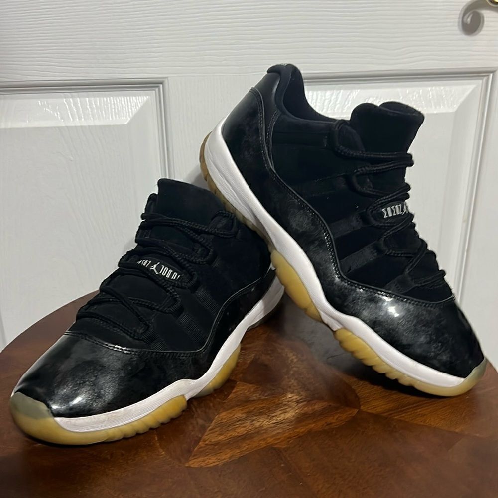 🔥🏀 Nike Air Jordan 11 Low Barons Concord Chicago Travis Scott RARE SE Sz 10.5